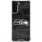 NFL Seattle Seahawks Black & White Galaxy S21 Plus 5G Clear Case