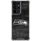NFL Seattle Seahawks Black & White Galaxy S21 Ultra 5G Clear Case
