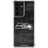 NFL Seattle Seahawks Black & White Galaxy S21 Ultra 5G Clear Case