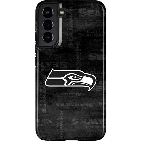 NFL Seattle Seahawks Black & White Galaxy S22 Plus Pro Case