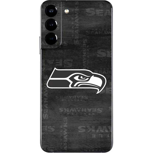 NFL Seattle Seahawks Black & White Galaxy S22 Plus Skin