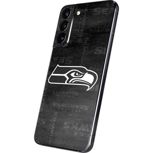 NFL Seattle Seahawks Black & White Galaxy S22 Plus Skin