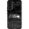 NFL Seattle Seahawks Black & White Galaxy S22 Pro Case