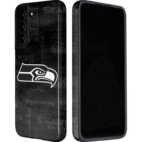 NFL Seattle Seahawks Black & White Galaxy S22 Pro Case