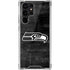 NFL Seattle Seahawks Black & White Galaxy S22 Ultra Clear Case