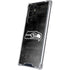 NFL Seattle Seahawks Black & White Galaxy S22 Ultra Clear Case