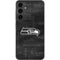NFL Seattle Seahawks Black & White Galaxy S23 FE Skin