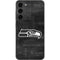 NFL Seattle Seahawks Black & White Galaxy S23 Plus Skin