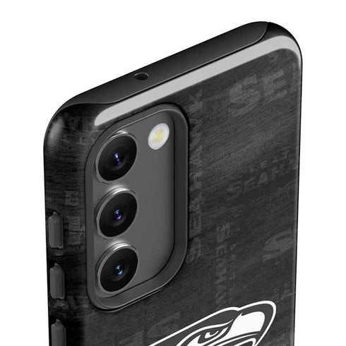 NFL Seattle Seahawks Black & White Galaxy S23 Pro Case