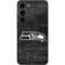 NFL Seattle Seahawks Black & White Galaxy S23 Skin