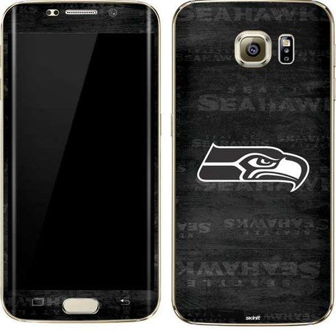 NFL Seattle Seahawks Black & White Galaxy S7 Edge Skin