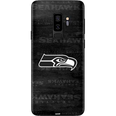 NFL Seattle Seahawks Black & White Galaxy S9 Plus Skin