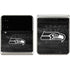 NFL Seattle Seahawks Black & White Galaxy Z Flip3 5G Skin