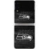NFL Seattle Seahawks Black & White Galaxy Z Flip3 5G Skin