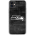 NFL Seattle Seahawks Black & White iPhone 11 Clear Case