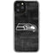 NFL Seattle Seahawks Black & White iPhone 11 Pro Clear Case