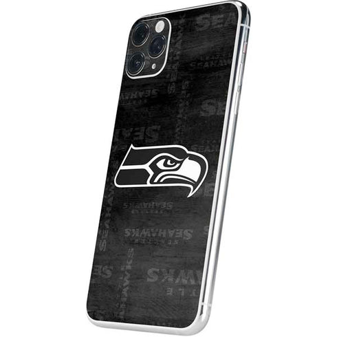 NFL Seattle Seahawks Black & White iPhone 11 Pro Max Skin