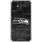 NFL Seattle Seahawks Black & White iPhone 12 Clear Case