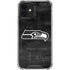 NFL Seattle Seahawks Black & White iPhone 12 Clear Case