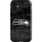 NFL Seattle Seahawks Black & White iPhone 12 Mini Impact Case