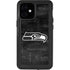 NFL Seattle Seahawks Black & White iPhone 12 Mini Waterproof Case