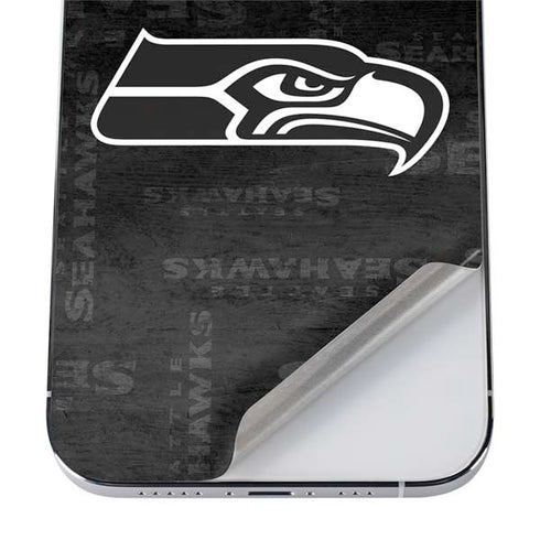 NFL Seattle Seahawks Black & White iPhone 12 Pro Max Skin