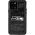 NFL Seattle Seahawks Black & White iPhone 12 Pro Waterproof Case
