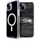 NFL Seattle Seahawks Black & White iPhone 13 MagSafe Case