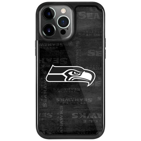 NFL Seattle Seahawks Black & White iPhone 13 Pro Cargo Case