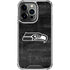 NFL Seattle Seahawks Black & White iPhone 13 Pro Clear Case