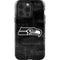 NFL Seattle Seahawks Black & White iPhone 13 Pro Impact Case
