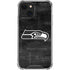 NFL Seattle Seahawks Black & White iPhone 15 Plus Clear Case