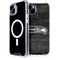 NFL Seattle Seahawks Black & White iPhone 15 Plus MagSafe Case