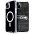 NFL Seattle Seahawks Black & White iPhone 15 Plus MagSafe Case
