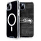 NFL Seattle Seahawks Black & White iPhone 14 Plus MagSafe Case