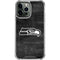 NFL Seattle Seahawks Black & White iPhone 14 Pro Max Clear Case