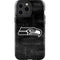 NFL Seattle Seahawks Black & White iPhone 14 Pro Max Impact Case
