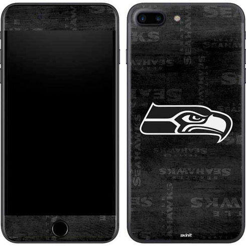 NFL Seattle Seahawks Black & White iPhone 7 Plus Skin