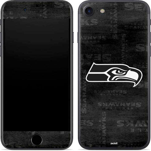 NFL Seattle Seahawks Black & White iPhone 7 Skin