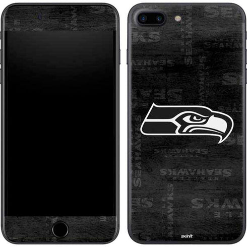 NFL Seattle Seahawks Black & White iPhone 8 Plus Skin