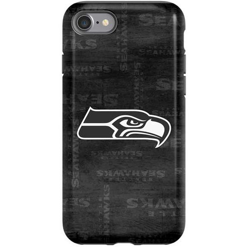 NFL Seattle Seahawks Black & White iPhone SE (2nd & 3rd Gen) Pro Case