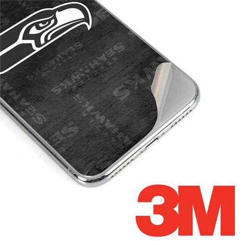 NFL Seattle Seahawks Black & White iPhone XS Max Skin