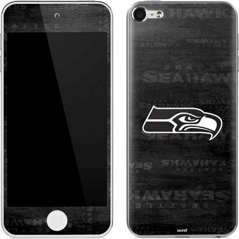 NFL Seattle Seahawks Black & White Apple iPod Skin