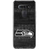 NFL Seattle Seahawks Black & White LG K51/Q51 Clear Case