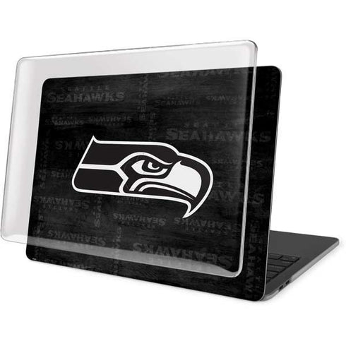 NFL Seattle Seahawks Black & White MacBook Pro 13in (2020) Case plus Skin