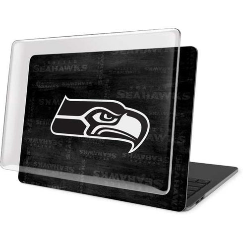 NFL Seattle Seahawks Black & White MacBook Pro 16in (2019-20) Case plus Skin