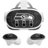 NFL Seattle Seahawks Black & White Meta Quest 3 Skin