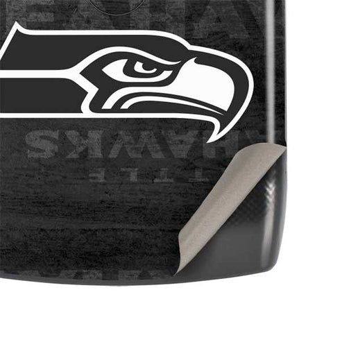 NFL Seattle Seahawks Black & White Motorola RAZR Skin
