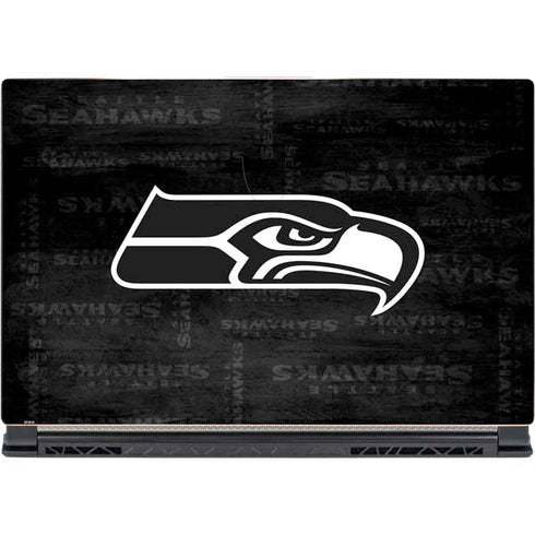 NFL Seattle Seahawks Black & White MSI GS65 Stealth Laptop Skin