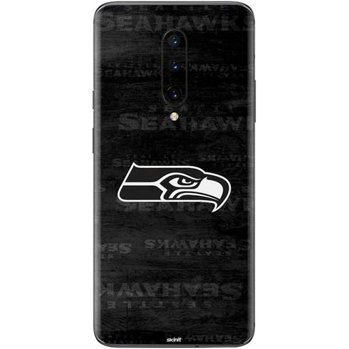 NFL Seattle Seahawks Black & White OnePlus 7 Pro Skin